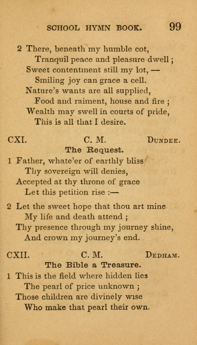 The American School Hymn Book page 99