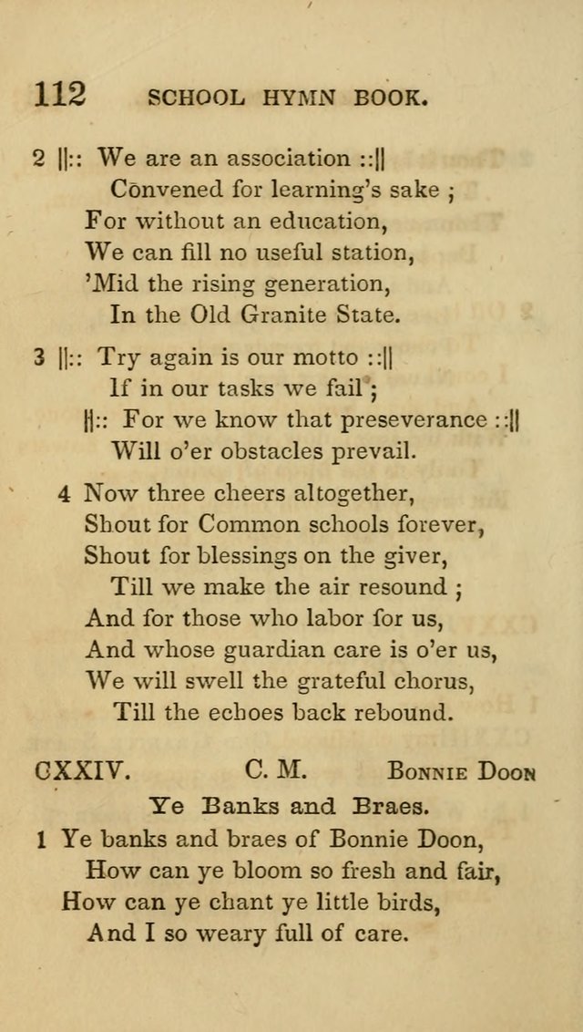 The American School Hymn Book. (New ed.) page 112