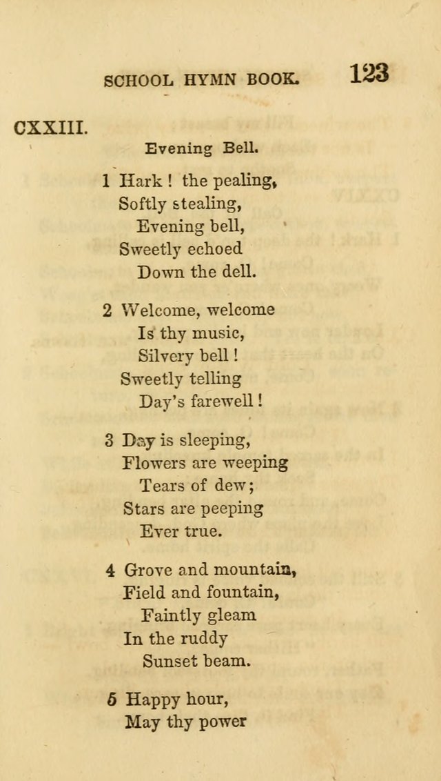 The American School Hymn Book. (New ed.) page 123