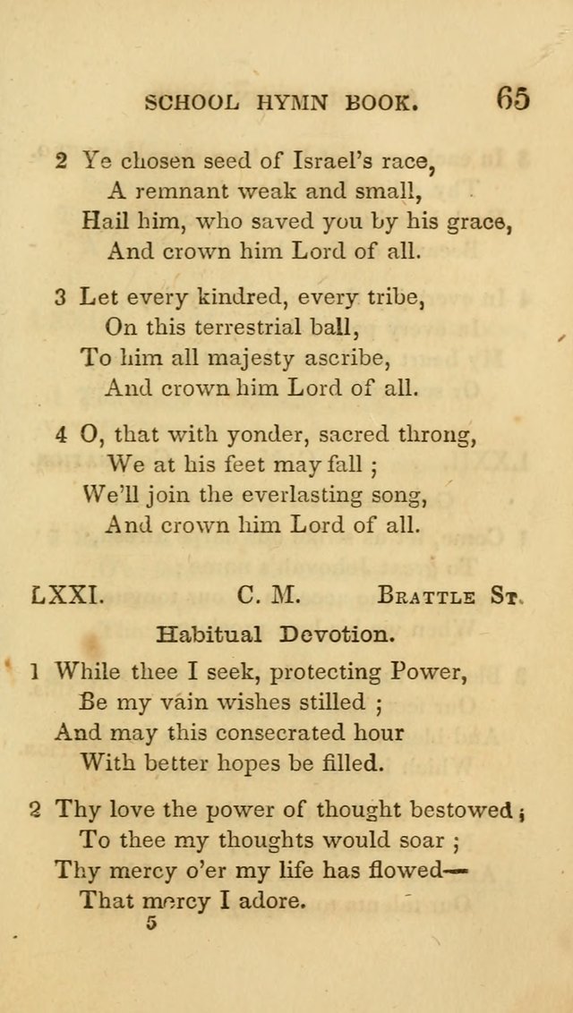 The American School Hymn Book. (New ed.) page 65