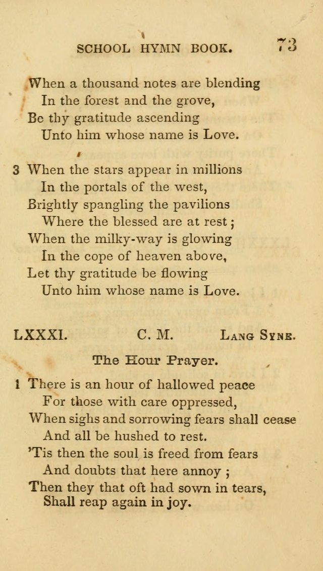 The American School Hymn Book. (New ed.) page 73