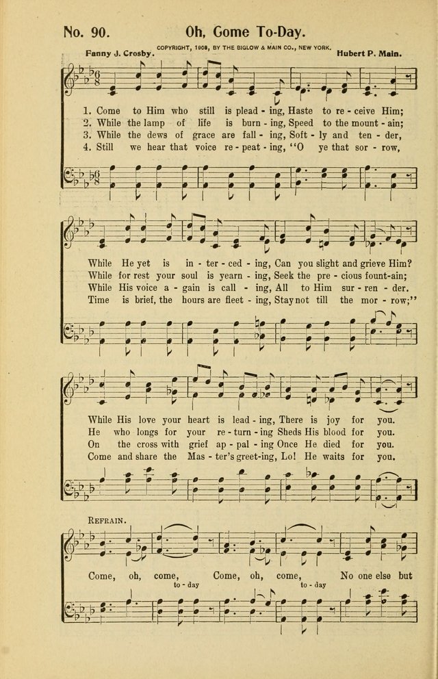 Assembly Songs: for use in evangelistic services, Sabbath schools, young peoples societies, devotional meetings, and the home page 91