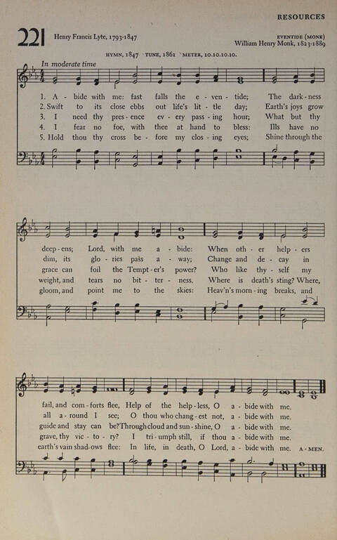 At Worship: a hymnal for young churchmen page 222