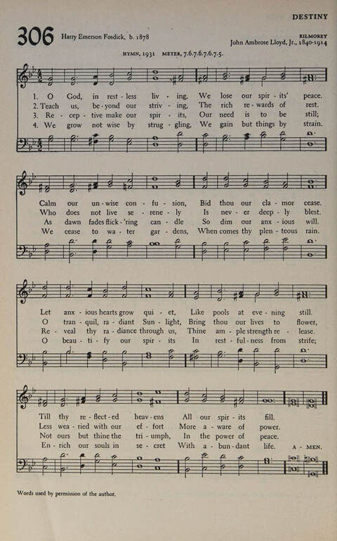 At Worship: a hymnal for young churchmen page 330