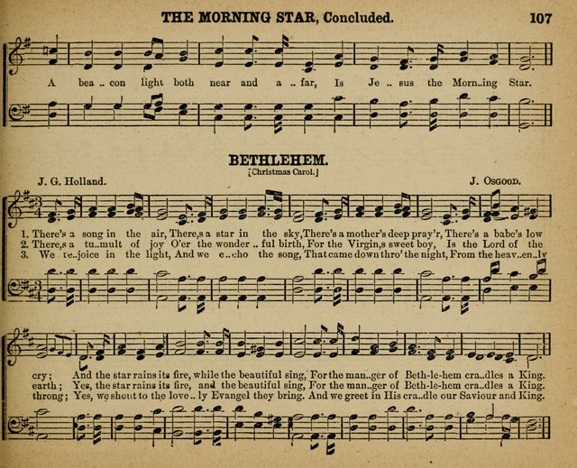The Brilliant: a cluster of song brilliants for Sunday schools. Including a tempernace department page 107