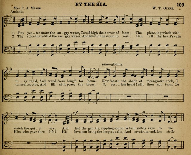 The Brilliant: a cluster of song brilliants for Sunday schools. Including a tempernace department page 109