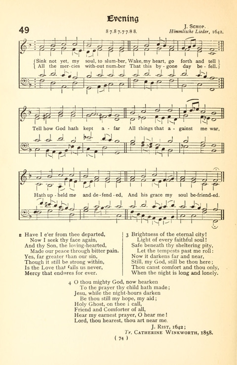 The Bach Chorale Book page 74
