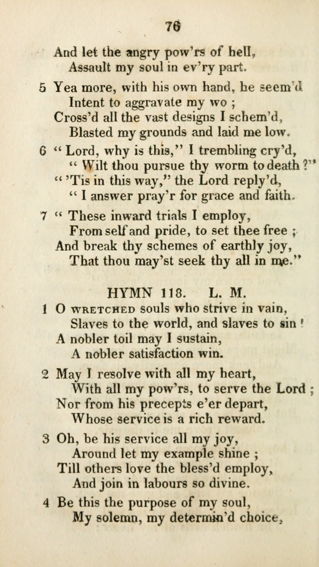 The Brick Church Hymns, Designed for the Use of Social Prayer Meetings and Families, selected from the most approved authors page 77