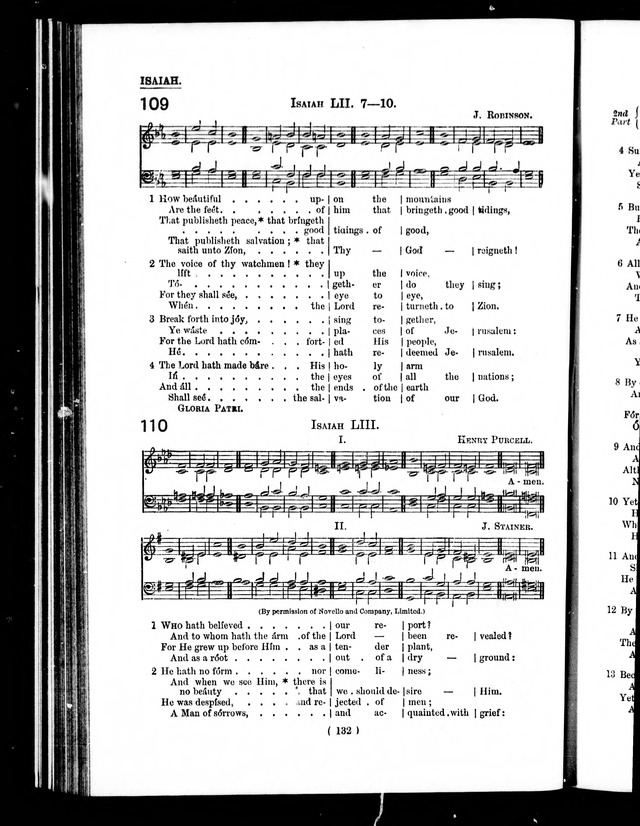 The Baptist Church Hymnal: chants and anthems with music page 135