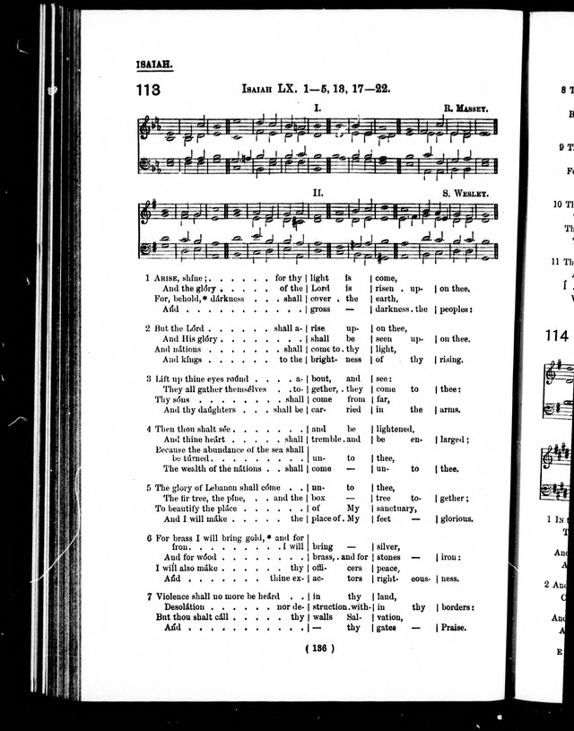 The Baptist Church Hymnal: chants and anthems with music page 139