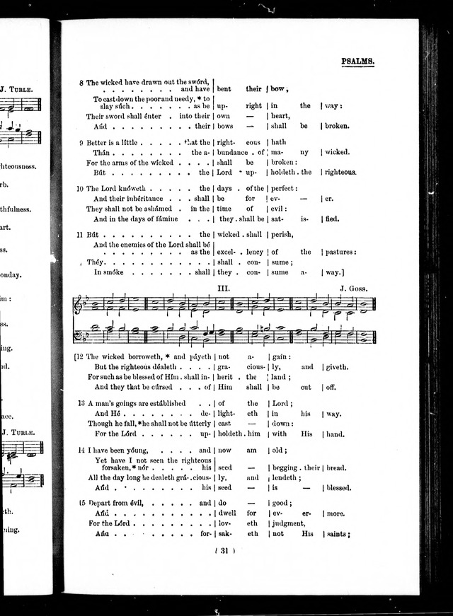The Baptist Church Hymnal: chants and anthems with music page 31