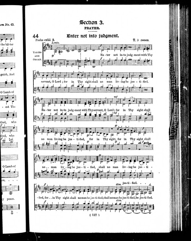 The Baptist Church Hymnal: chants and anthems with music page 326