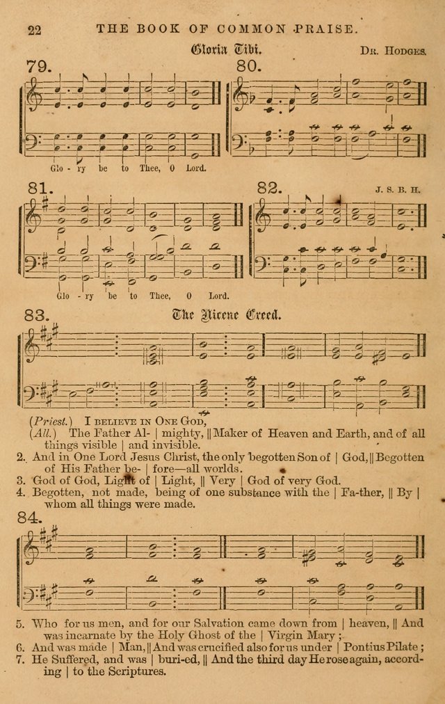 The Book of Common Praise: with music for the  Book of Common Prayer; for use in congregations and Sunday schools (Ed. B) page 24