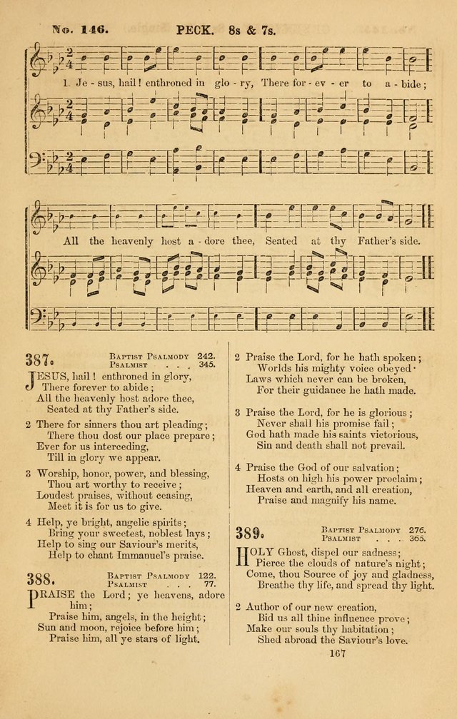 Baptist Chorals: a tune and hymn book designed to promote general congregational singing; containing one hundred and sixty four tunes adapted to about four hundred choice hymns  page 174