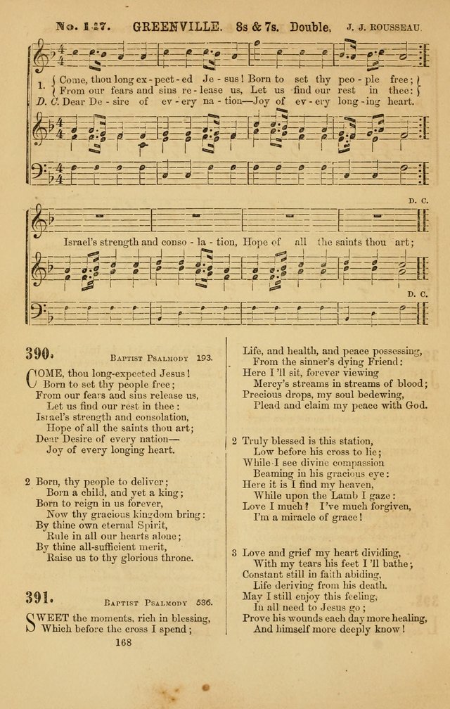 Baptist Chorals: a tune and hymn book designed to promote general congregational singing; containing one hundred and sixty four tunes adapted to about four hundred choice hymns  page 175