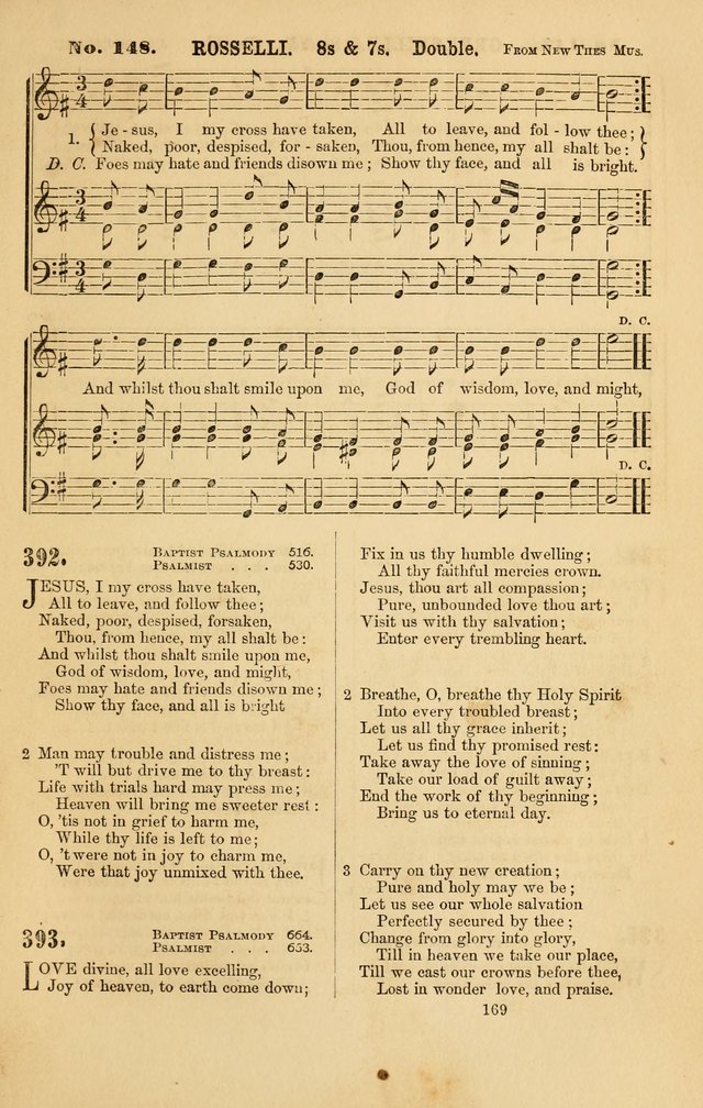 Baptist Chorals: a tune and hymn book designed to promote general congregational singing; containing one hundred and sixty four tunes adapted to about four hundred choice hymns  page 176