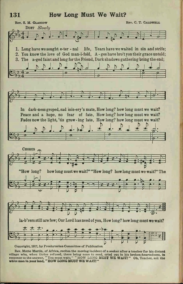 The Broadman Hymnal page 129