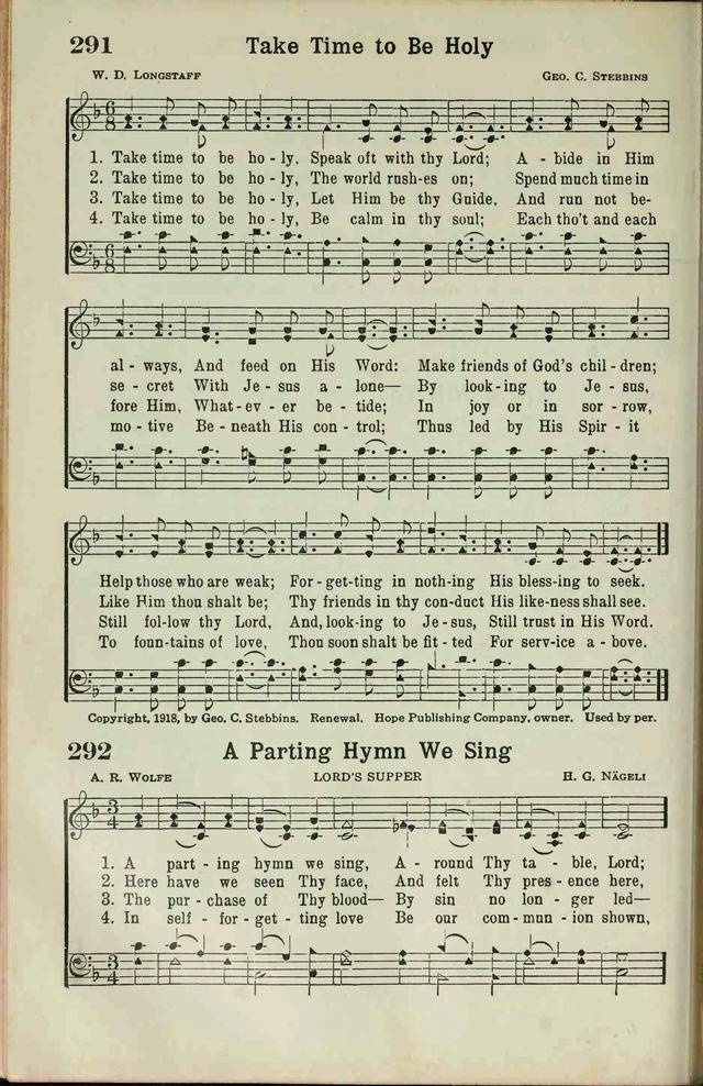 The Broadman Hymnal page 240