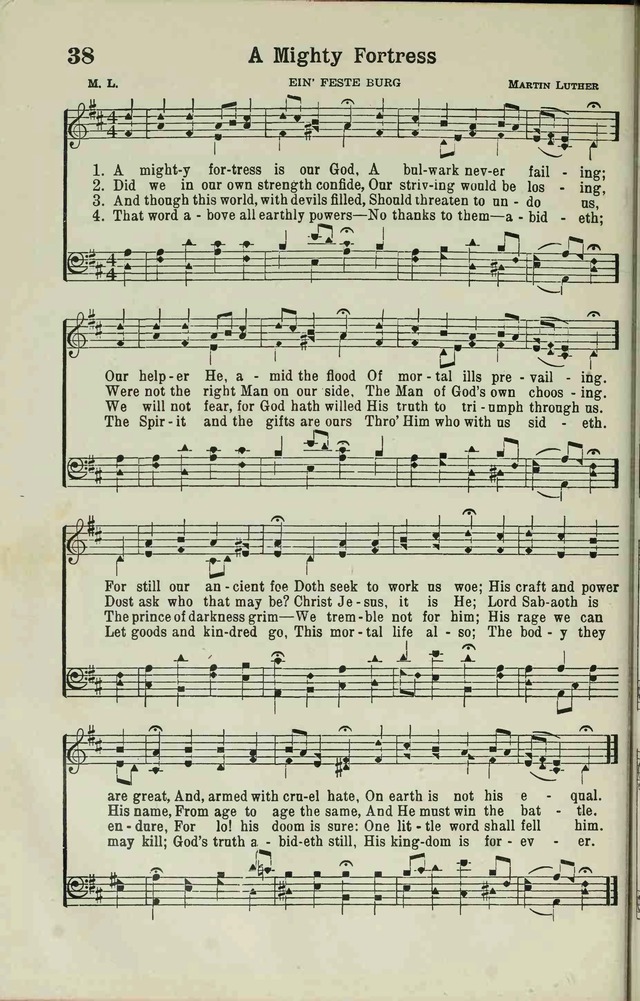 The Broadman Hymnal page 36