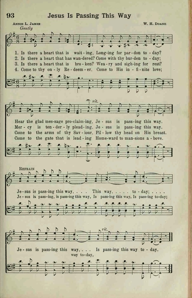 The Broadman Hymnal page 91