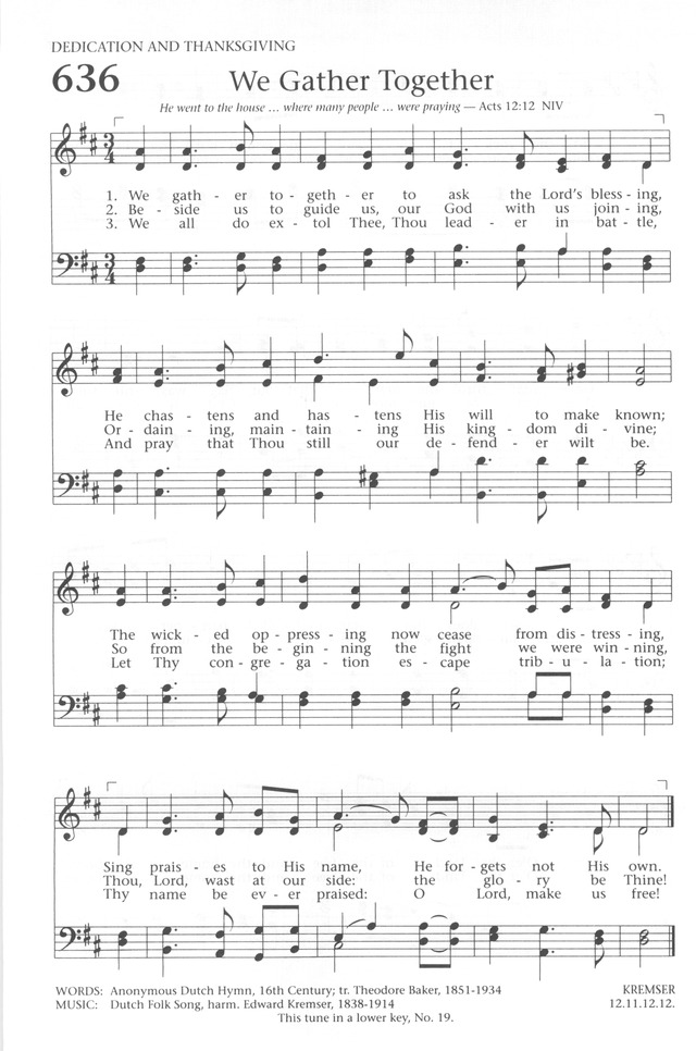 Baptist Hymnal 1991 page 568