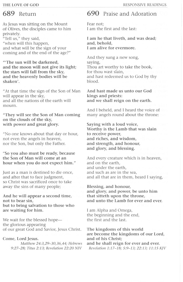 Baptist Hymnal 1991 page 601