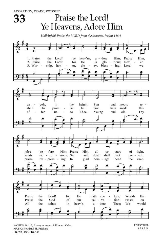 Baptist Hymnal 2008 page 51