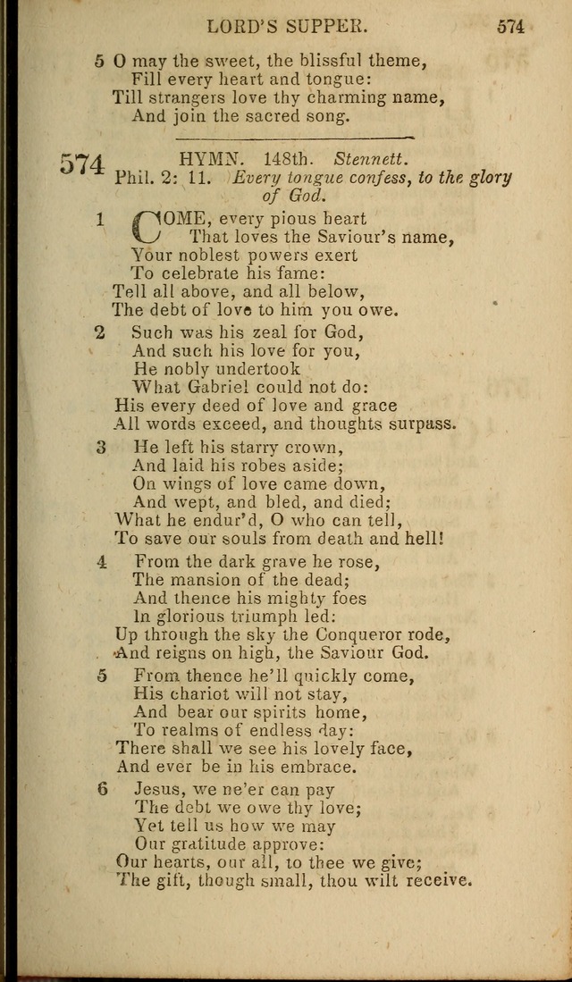 The Baptist Hymn Book: original and selected: in two parts page 335