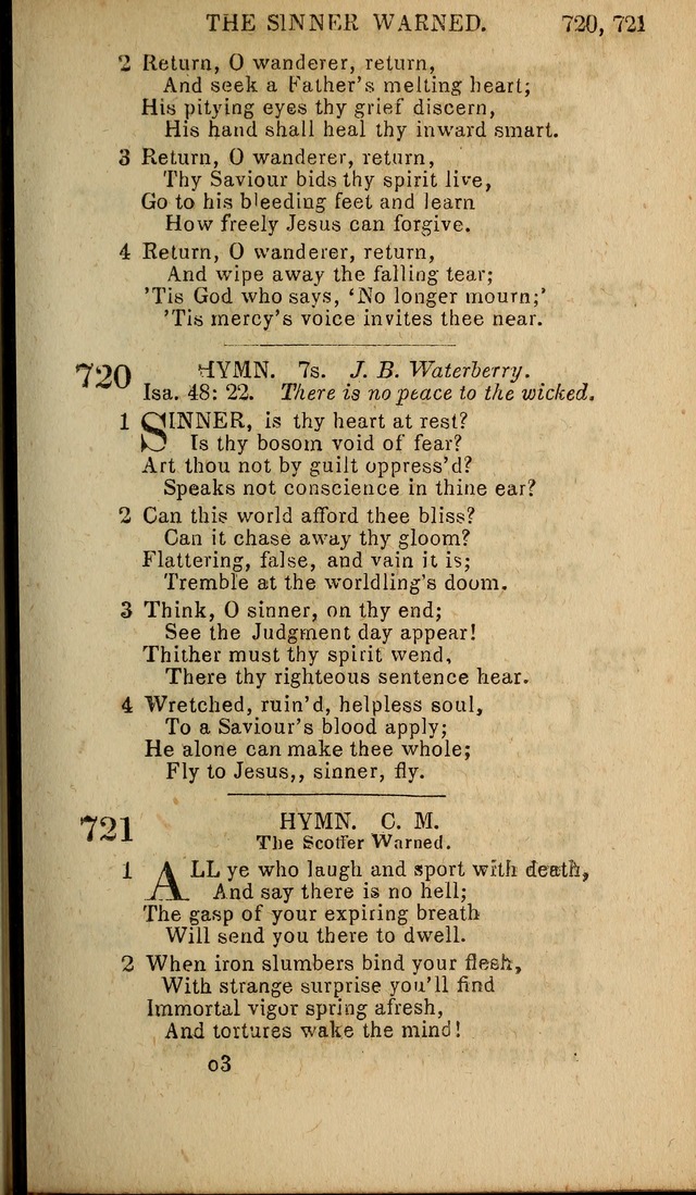 The Baptist Hymn Book: original and selected: in two parts page 421