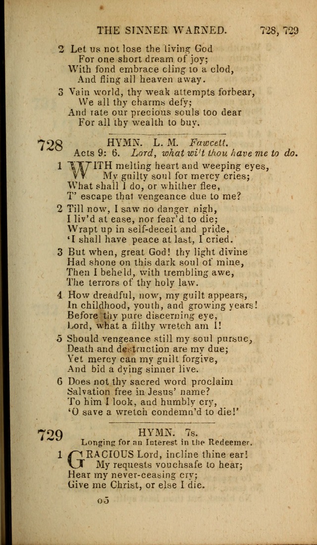 The Baptist Hymn Book: original and selected: in two parts page 425
