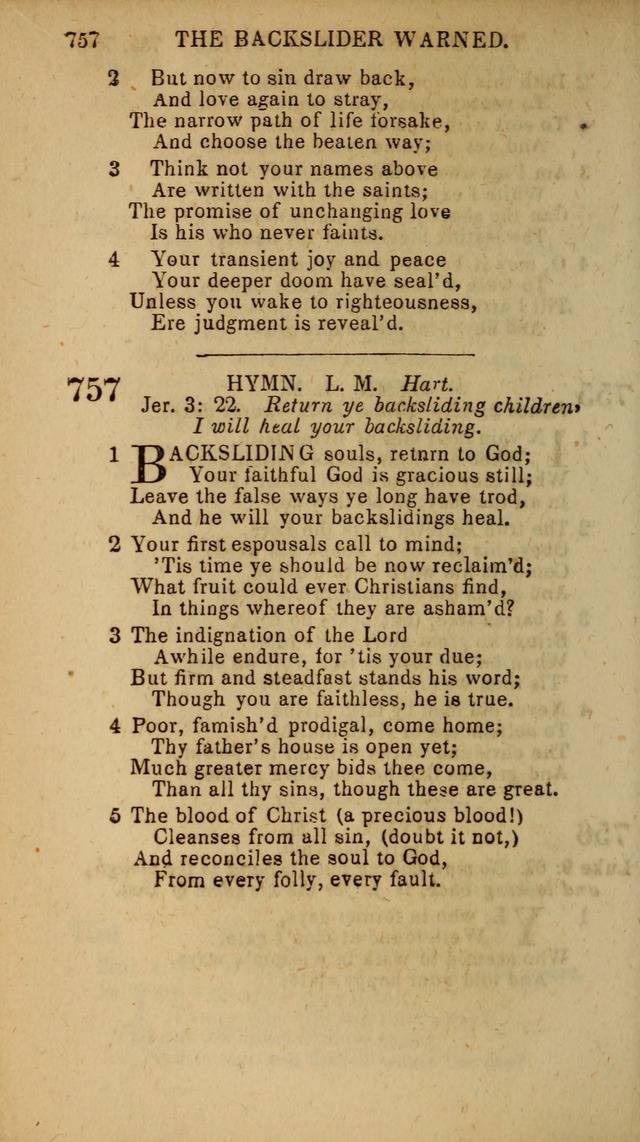 The Baptist Hymn Book: original and selected: in two parts page 442