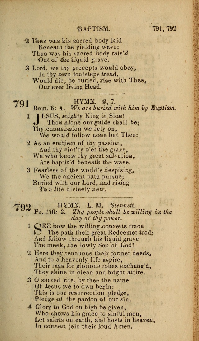 The Baptist Hymn Book: original and selected: in two parts page 461