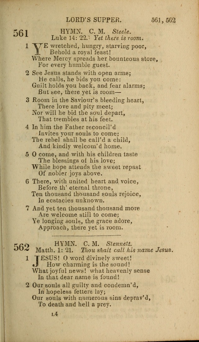 Baptist Hymn Book page 327