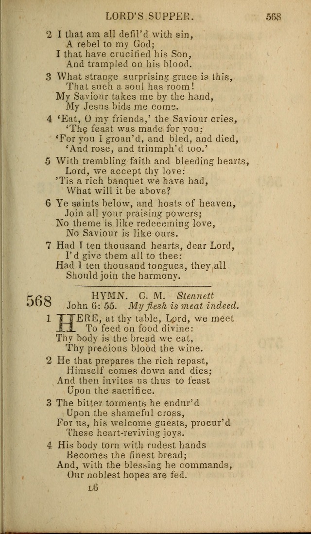 Baptist Hymn Book page 331