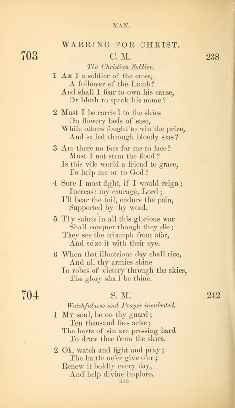 The Baptist Hymn Book page 380
