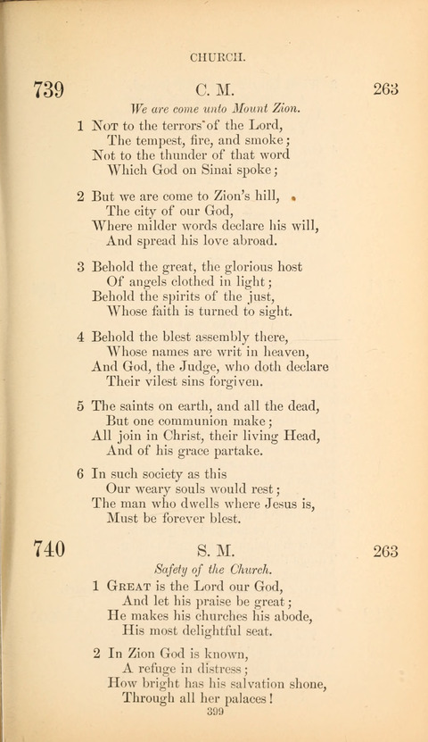 The Baptist Hymn Book page 399