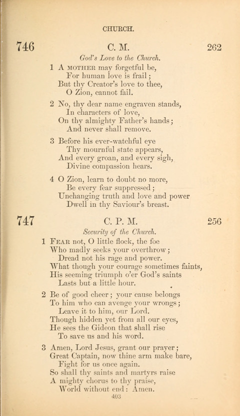 The Baptist Hymn Book page 403