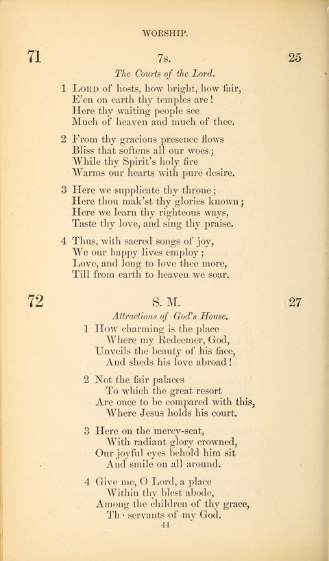 The Baptist Hymn Book page 44