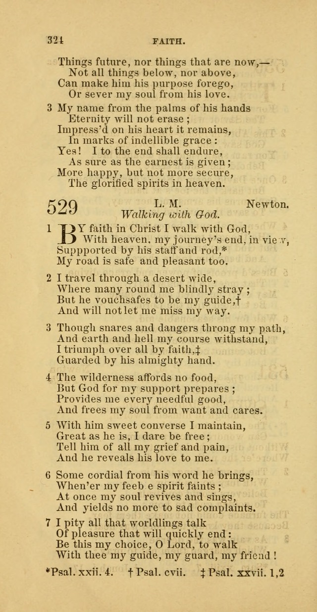 The Baptist Hymn Book: comprising a large and choice collection of psalms, hymns and spiritual songs, adapted to the faith and order of the Old School, or Primitive Baptists (2nd stereotype Ed.) page 326