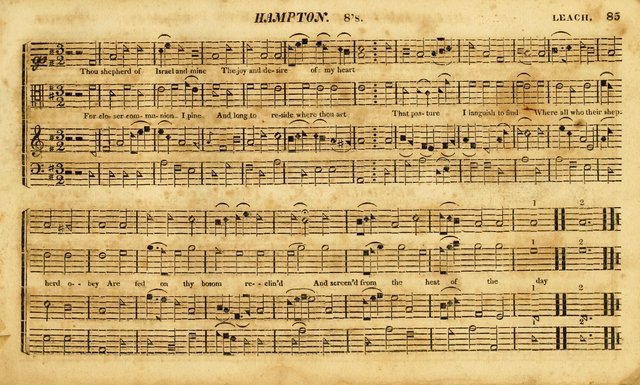 The Beauties of harmony: containing the rudiments of music on a new and improved plan; including, with the rules of singing, an explanation of the rules and principles of composition ; together with a page 92