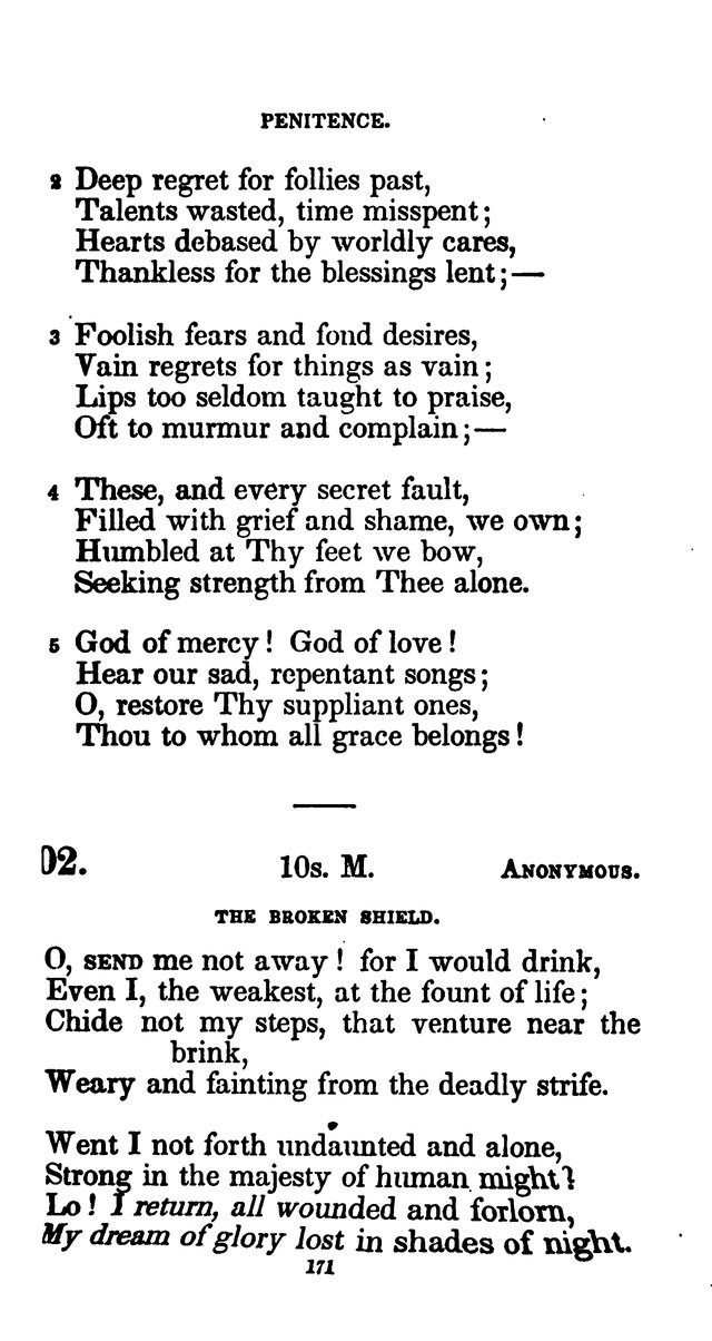 A Book of Hymns for Public and Private Devotion. (10th ed.) page 177