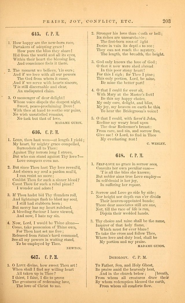 The Baptist Hymn and Tune Book: being "The Plymouth Collection" enlarged and adapted to the use of Baptist churches page 255
