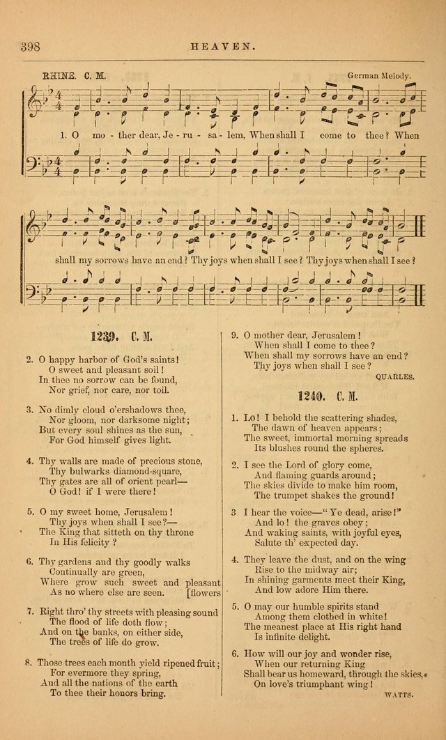 The Baptist Hymn and Tune Book: being "The Plymouth Collection" enlarged and adapted to the use of Baptist churches page 452