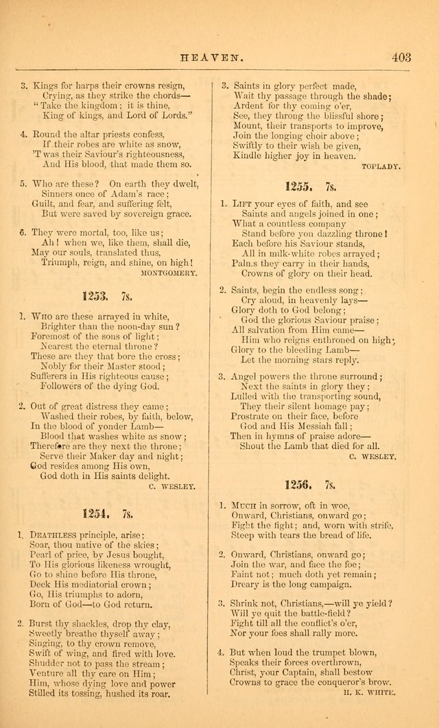 The Baptist Hymn and Tune Book: being "The Plymouth Collection" enlarged and adapted to the use of Baptist churches page 457