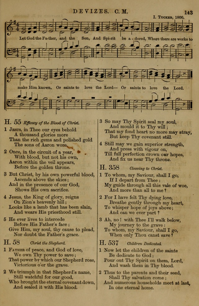 Book of Hymns and Tunes, comprising the psalms and hymns for the worship of God, approved by the general assembly of 1866, arranged with appropriate tunes... by authority of the assembly of 1873 page 139