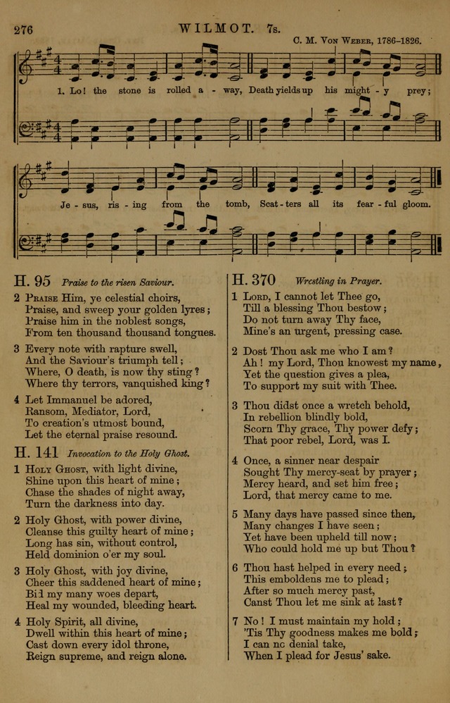Book of Hymns and Tunes, comprising the psalms and hymns for the worship of God, approved by the general assembly of 1866, arranged with appropriate tunes... by authority of the assembly of 1873 page 274