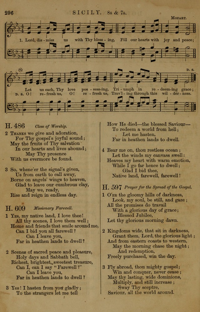 Book of Hymns and Tunes, comprising the psalms and hymns for the worship of God, approved by the general assembly of 1866, arranged with appropriate tunes... by authority of the assembly of 1873 page 294