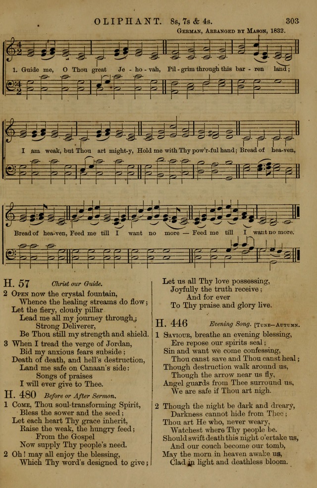 Book of Hymns and Tunes, comprising the psalms and hymns for the worship of God, approved by the general assembly of 1866, arranged with appropriate tunes... by authority of the assembly of 1873 page 301