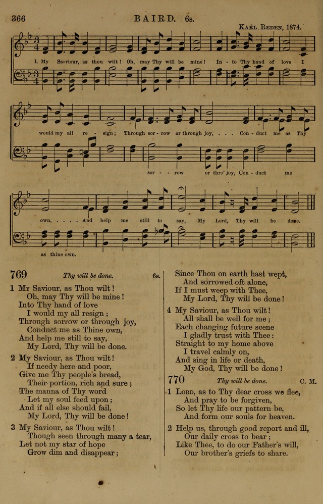 Book of Hymns and Tunes, comprising the psalms and hymns for the worship of God, approved by the general assembly of 1866, arranged with appropriate tunes... by authority of the assembly of 1873 page 364