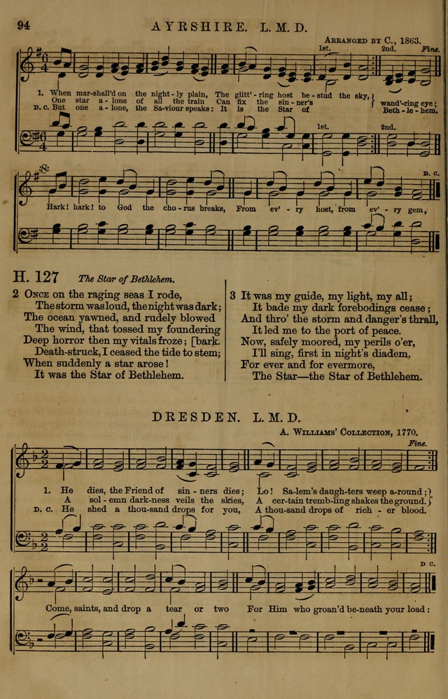 Book of Hymns and Tunes, comprising the psalms and hymns for the worship of God, approved by the general assembly of 1866, arranged with appropriate tunes... by authority of the assembly of 1873 page 90